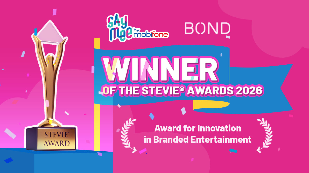 GOLD PRIZE in the Branded Entertainment category at the 2026 Stevie Awards