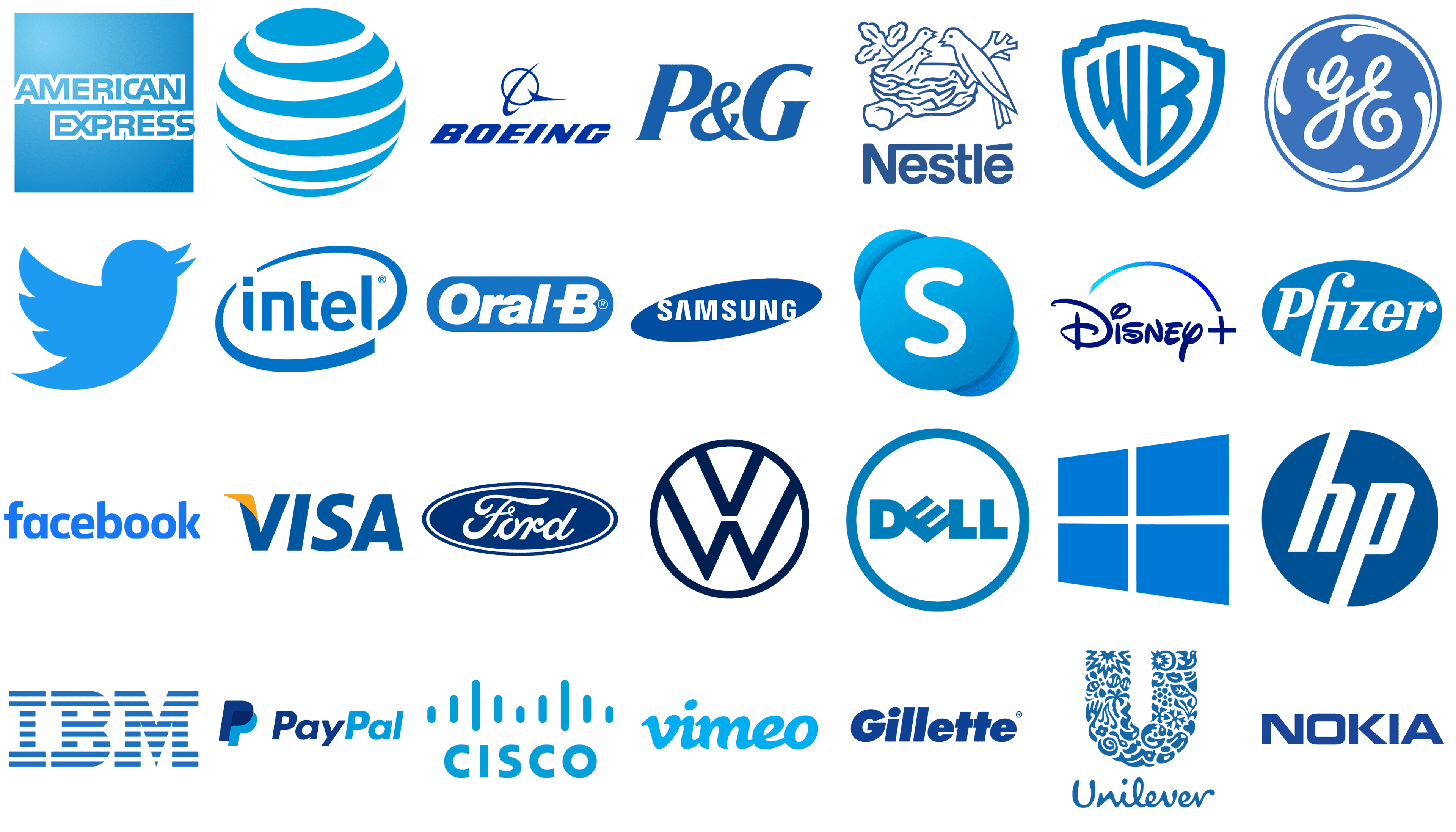 Most-Famous-Logos-in-Blue