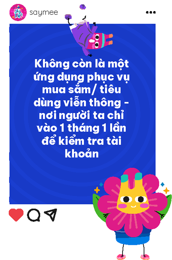 Không còn là một ứng dụng phục vụ mua sắm tiêu dùng viễn thông
