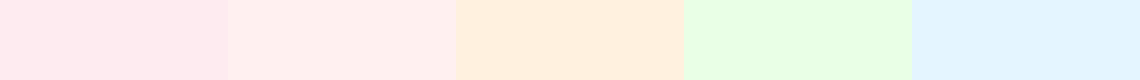 Auxiliary pastel colors bar