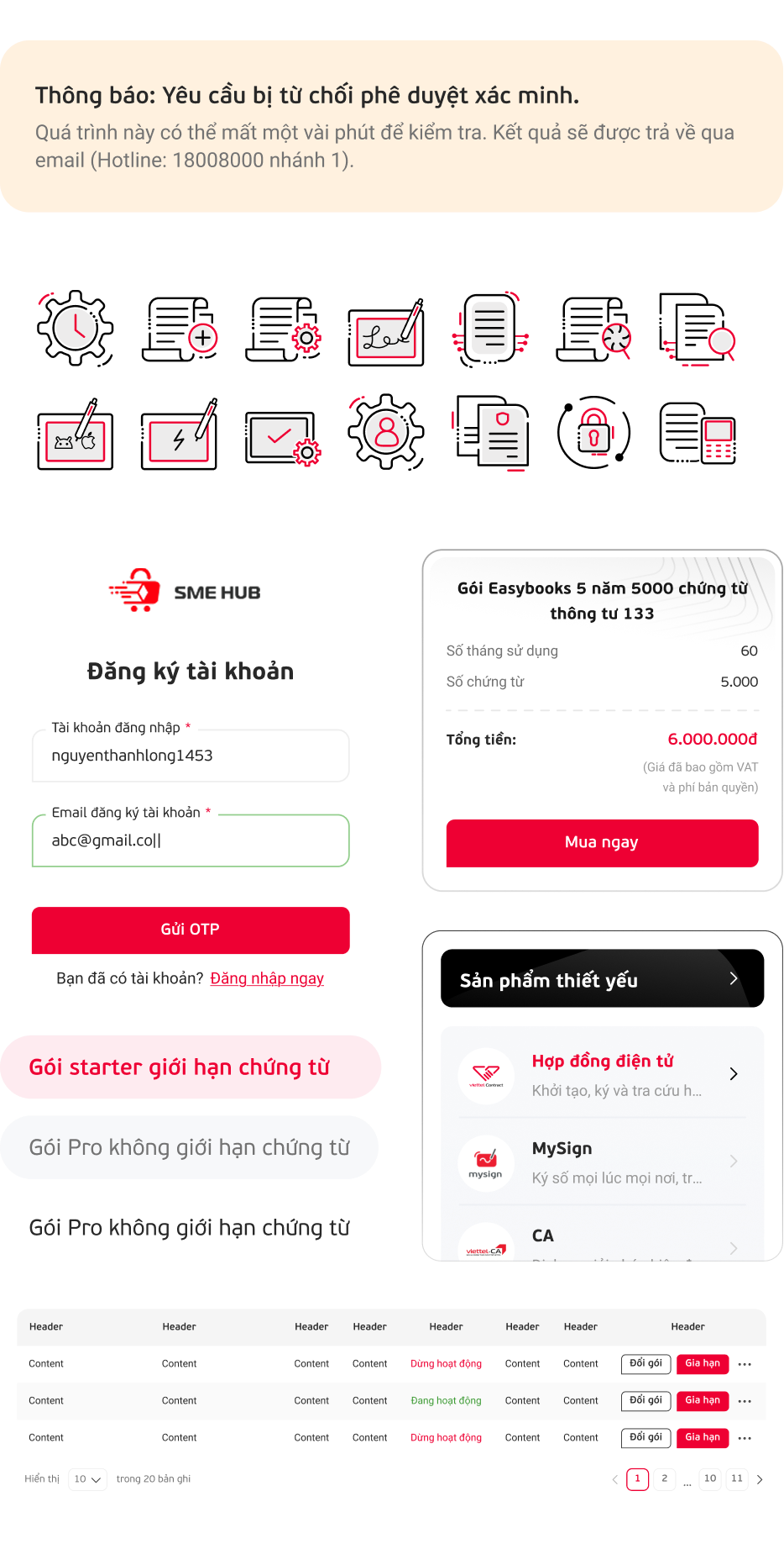 Footer preview